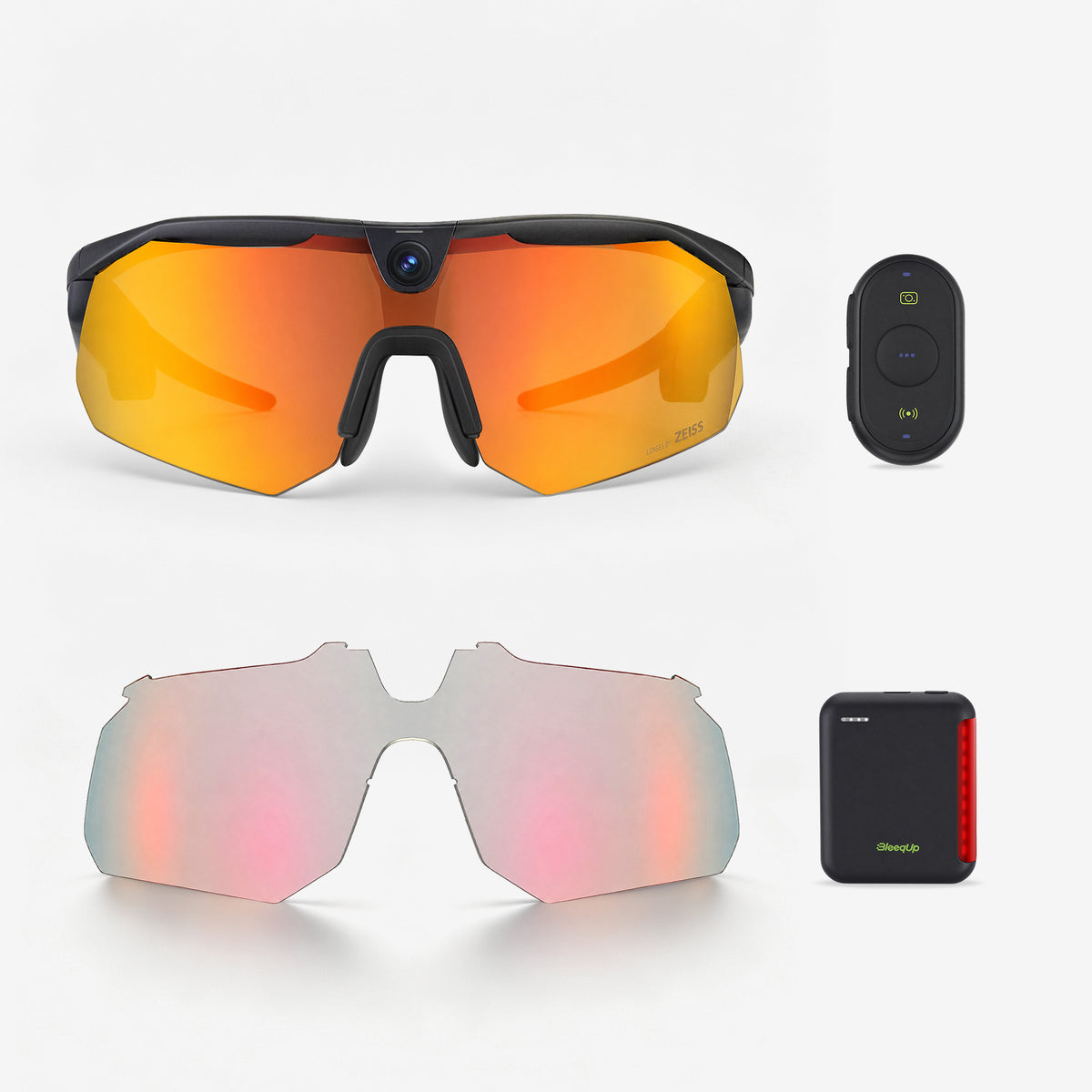 BleeqUp Ranger Lunettes de Sport IA – Pack Ultime