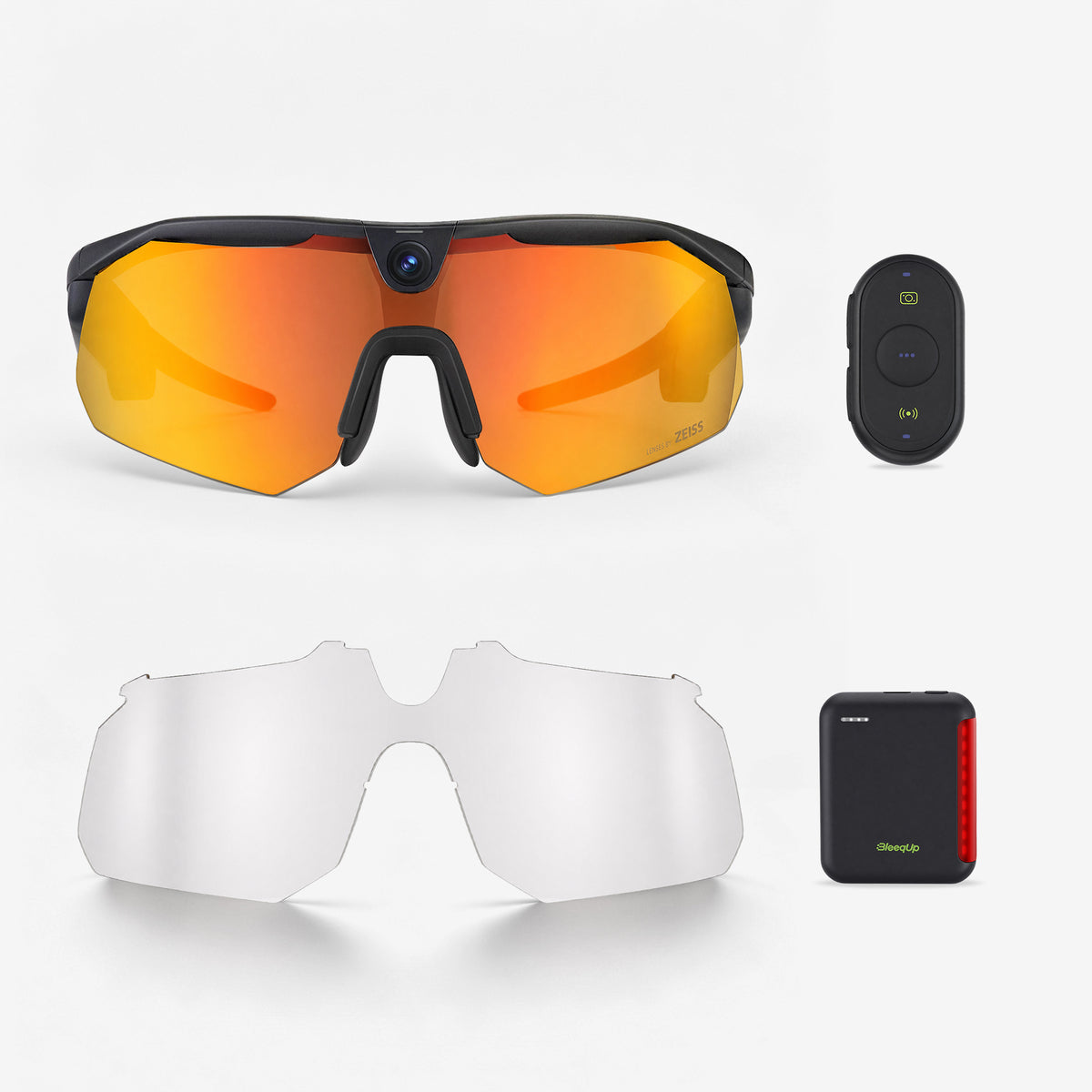 BleeqUp Ranger Lunettes de Sport IA – Pack Ultime