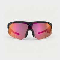 BLEEQUP Ranger AI Sports Camera Glasses — Standard Orange Red Lens ($379)