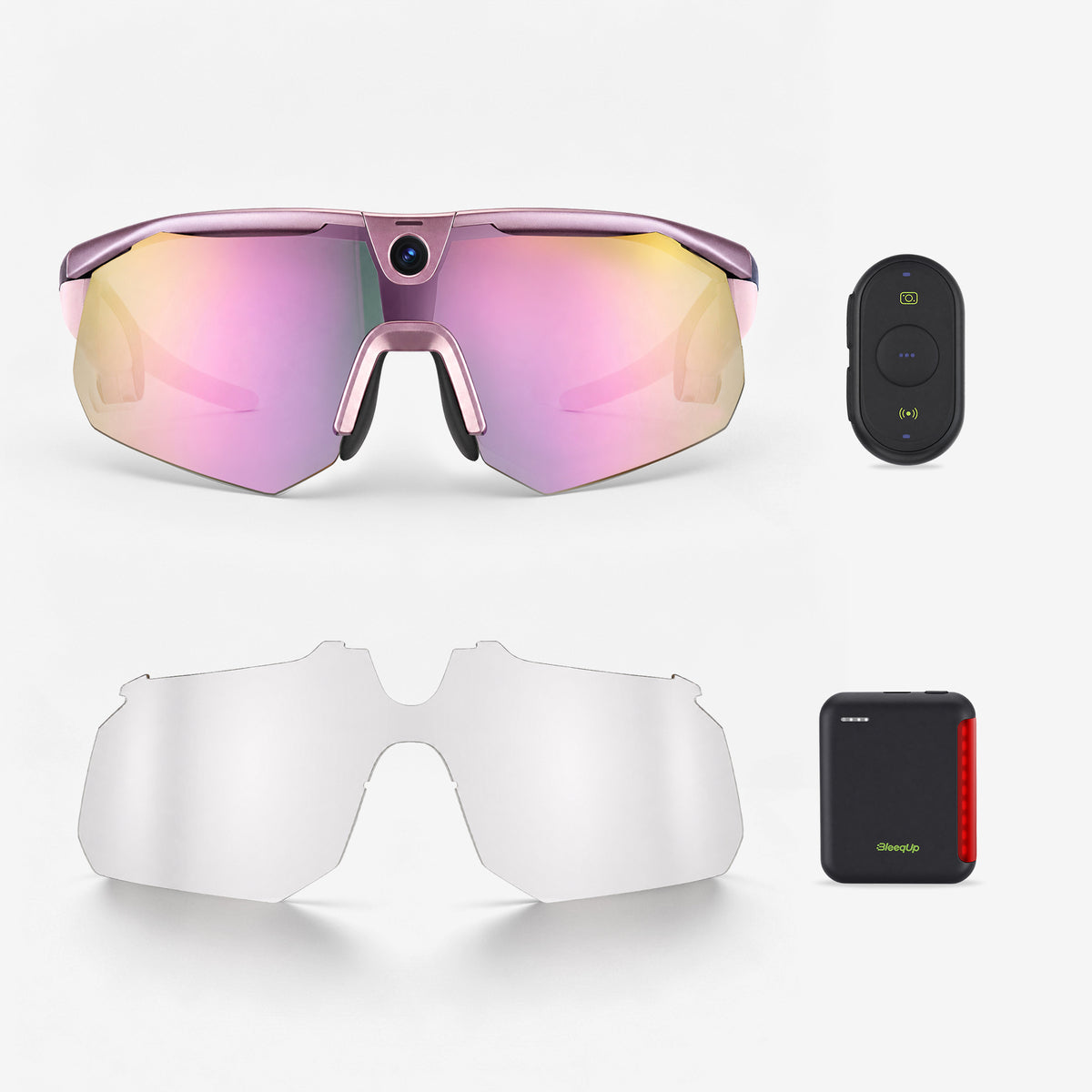 BleeqUp Ranger Lunettes de Sport IA – Pack Ultime