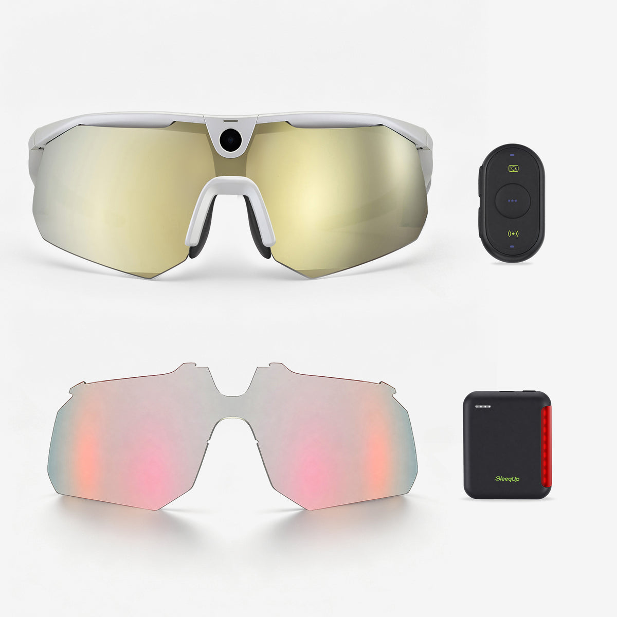 BleeqUp Ranger Lunettes de Sport IA – Pack Ultime