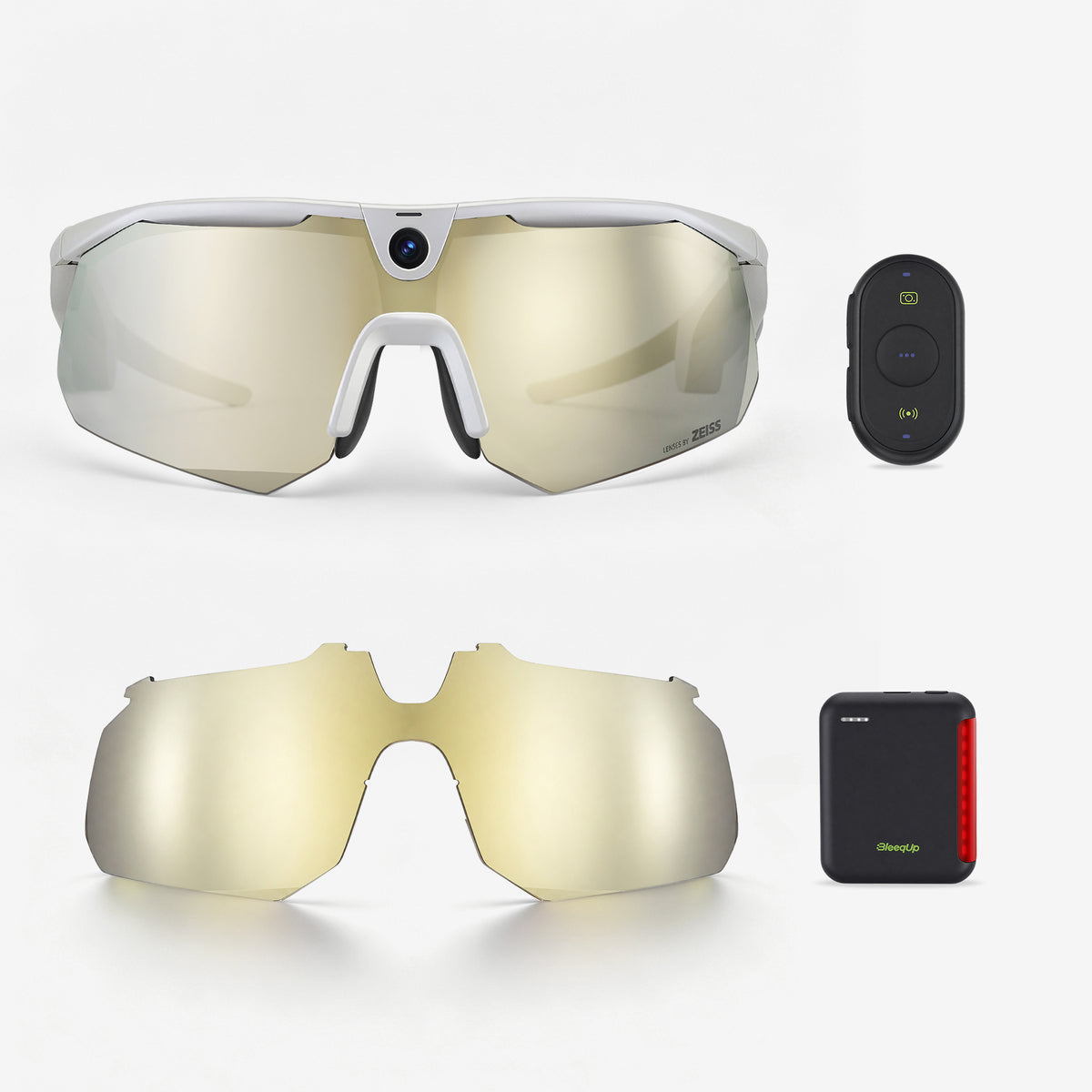 BleeqUp Ranger Lunettes de Sport IA – Pack Ultime